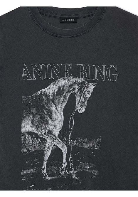 lili tee woman balck ANINE BING | A-08-11713WBL1